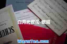 白月光歌词-歌词