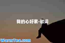 我的心好累-歌词