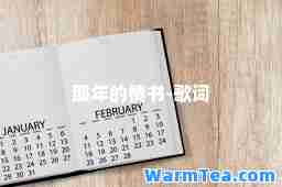 那年的情书-歌词