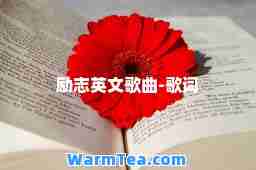 励志英文歌曲-歌词