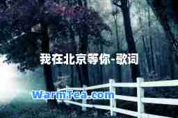 我在北京等你-歌词