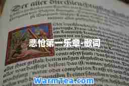 悲怆乐章-歌词