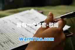 我有一个秘密-歌词