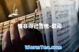 情非得已吉他-歌词 情非得已吉他-歌词
