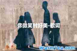 你微笑时好美-歌词