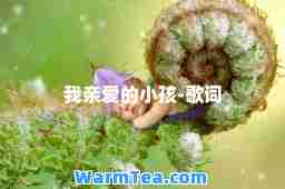 我亲爱的小孩-歌词