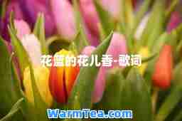 花篮的花儿香-歌词