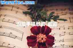 浪漫手机歌词-歌词