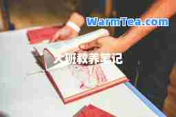 大班教养笔记