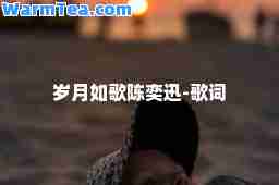 岁月如歌陈奕迅-歌词