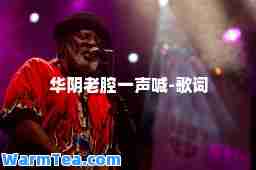 华阴老腔一声喊-歌词