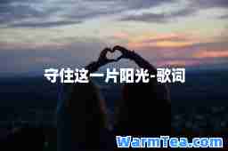 守住这一片阳光-歌词