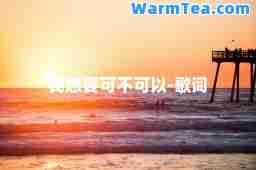 我想要可不可以-歌词