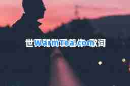 世界和我爱着你-歌词