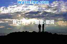 我以为忘了想念-歌词
