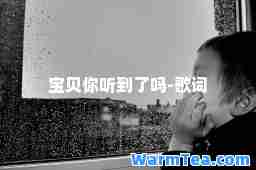 宝贝你听到了吗-歌词