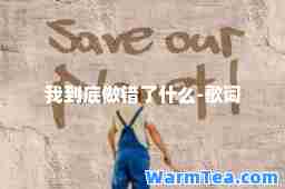 我到底做错了什么-歌词