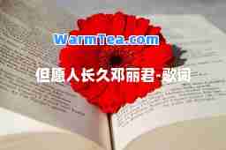 但愿人长久邓丽君-歌词