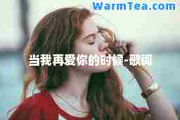 当我再爱你的时候-歌词