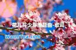 花儿与少年主题曲-歌词