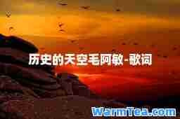 历史的天空毛阿敏-歌词