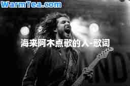 海来阿木点歌的人-歌词