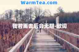 我若离去后会无期-歌词