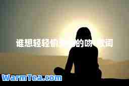 谁想轻轻偷走我的吻-歌词