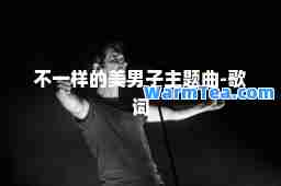 不一样的美男子主题曲-歌词