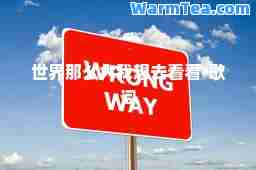世界那么大我想去看看-歌词