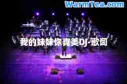 我的妹妹你真美DJ-歌词
