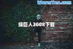 绿巨人2008下载