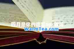 四月是你的谎言op-歌词