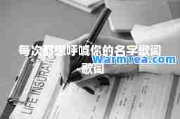 每次都想呼喊你的名字歌词-歌词