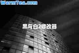 黑与白2修改器