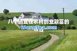 八个适宜在农村创业致富的项目