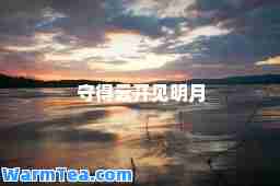 守得云开见明月