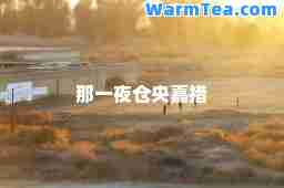 那一夜仓央嘉措