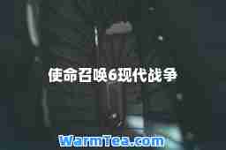 使命召唤6现代战争