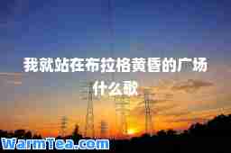 我就站在布拉格黄昏的广场什么歌