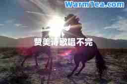 赞美诗歌唱不完