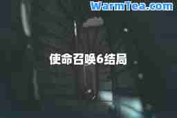 使命召唤6结局