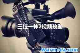 三位一体2视频攻略