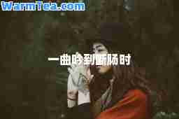 一曲吟到断肠时
